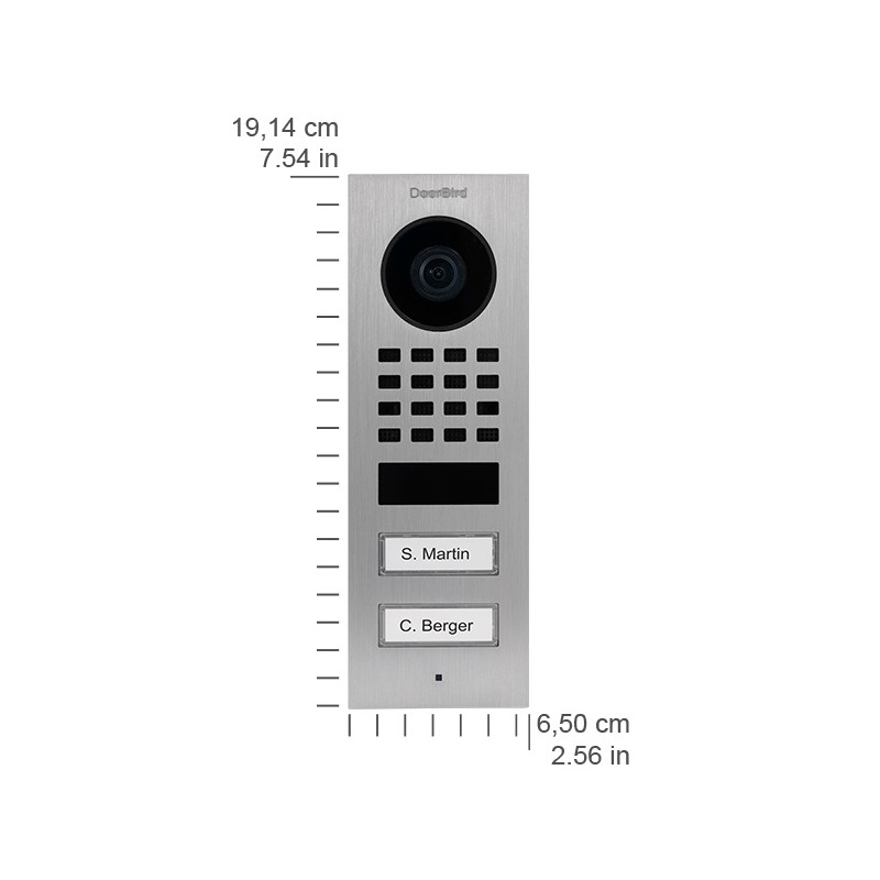 DOORBIRD Nadometni IP Video domofon D1102V SM
