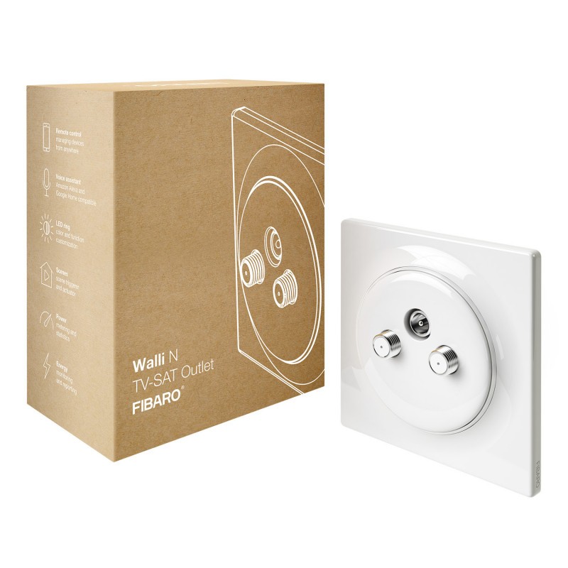 FIBARO Walli N TV-SAT Outlet 6