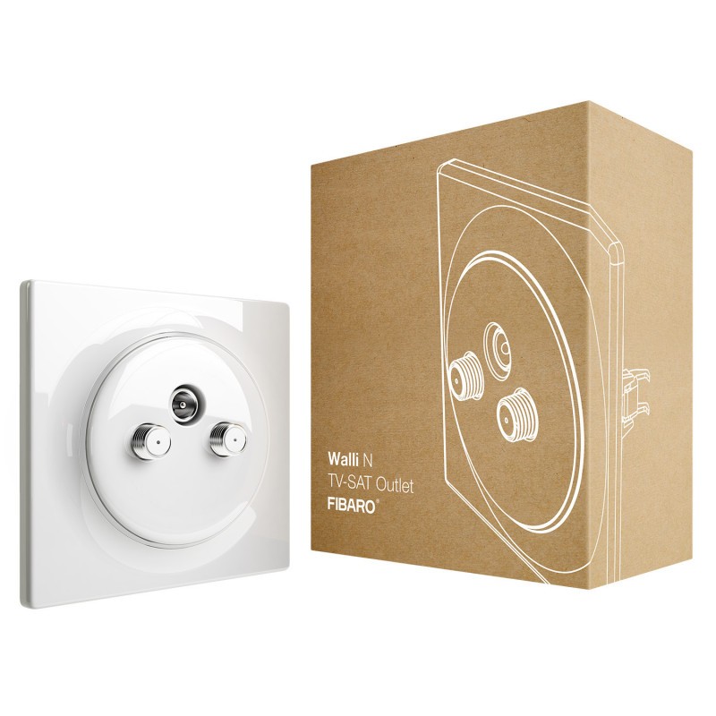 FIBARO Walli N TV-SAT Outlet 5