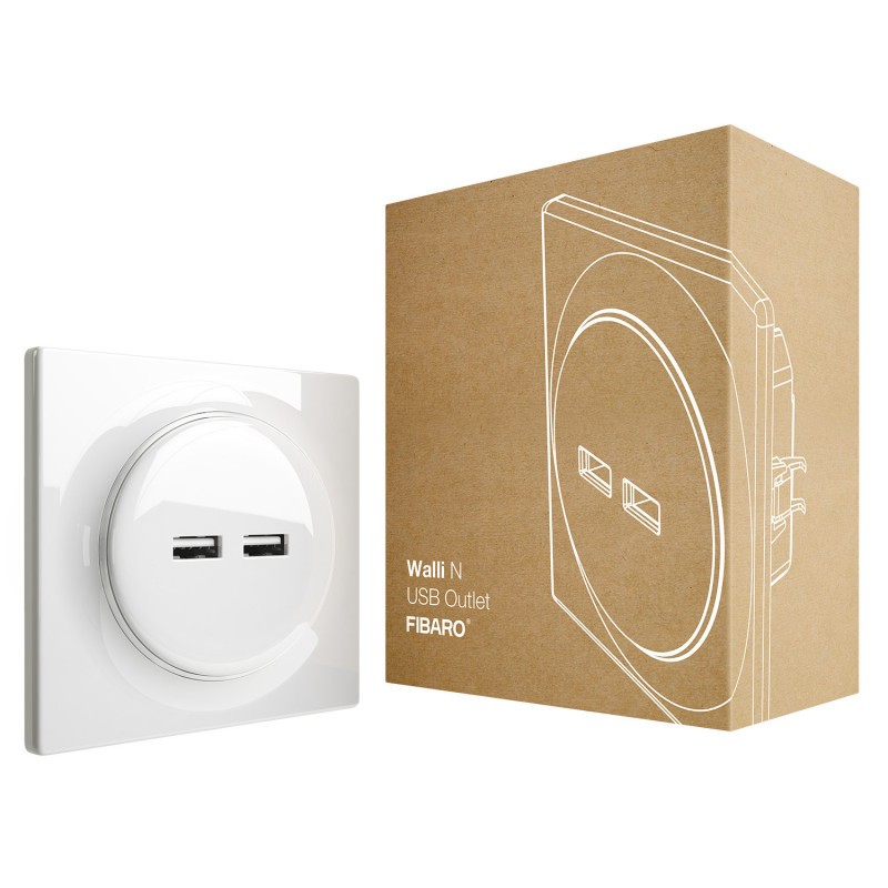 FIBARO Walli N USB Vtičnica 4