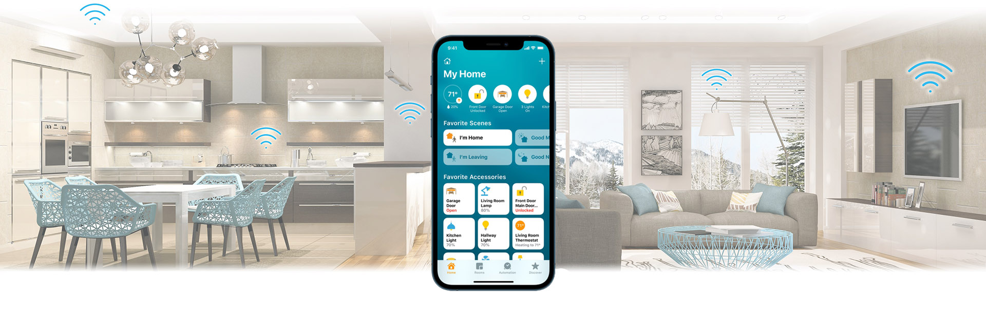 Apple Homekit upravlja